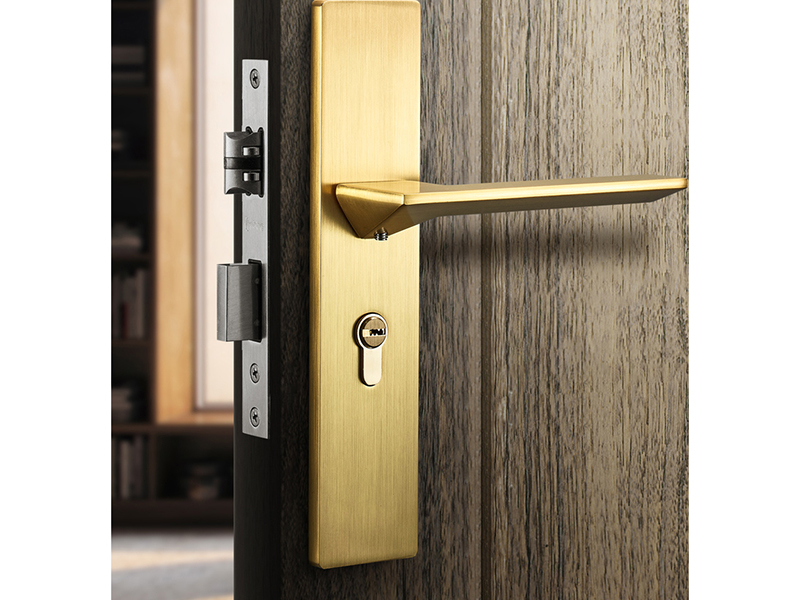 防盜門把手斷了怎么拆舊和安裝，一把螺絲刀解決門把手松了的問題