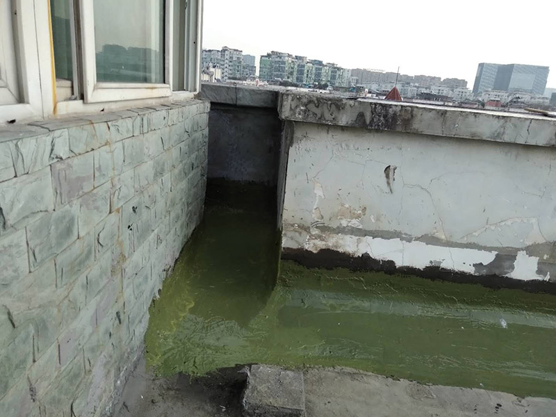 樓頂陽臺(tái)刷防水：開放式的陽臺(tái)在暴雨來臨時(shí)容易進(jìn)水，為了防止雨水進(jìn)入室內(nèi)，因此我們?cè)陉柵_(tái)裝修時(shí)，需要有一定坡度，保證水能順利流向排水孔，不會(huì)進(jìn)入房間。在暴雨天氣下，如果雨量大于地漏的排水能力時(shí)，就會(huì)在陽臺(tái)地面出現(xiàn)大量積水，容易導(dǎo)致積水進(jìn)入室內(nèi)，因此我們?cè)谶x購陽臺(tái)地漏的時(shí)，最好選擇排水量大且順暢的地漏。通常陽臺(tái)的防水層都在外層，需要受到陽光暴曬、雨水侵蝕、嚴(yán)寒酷暑等自然天氣的考驗(yàn)，如果沒有出色的性能和良好的保護(hù)措施，他的使用年限會(huì)大大縮短。因此，我們?cè)谶x購防水材料時(shí)，需要選擇強(qiáng)度高、耐老化的防水涂料。
