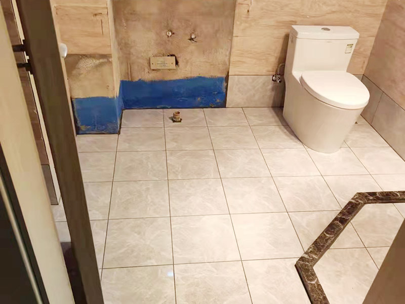 衛(wèi)生間貼磚施工