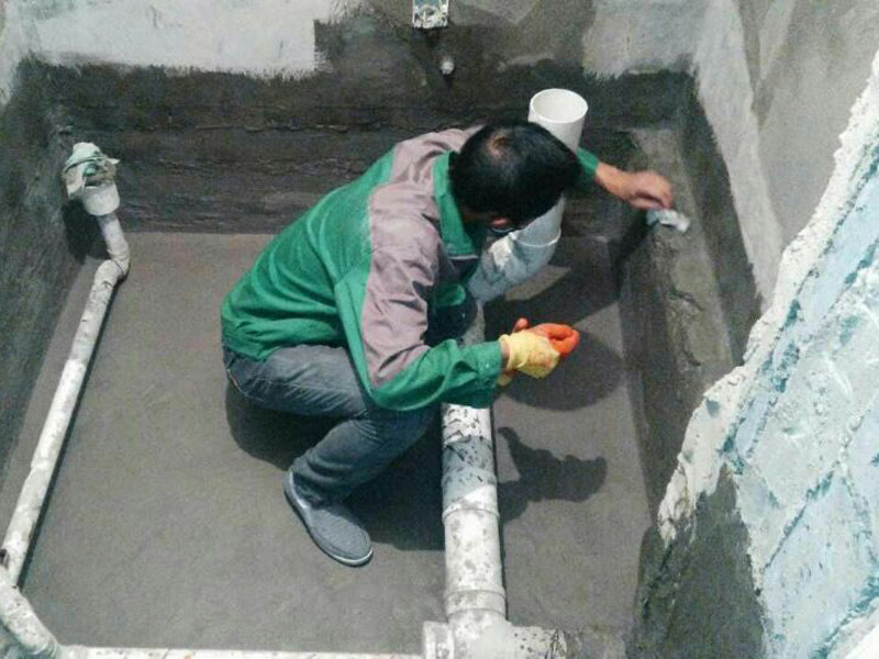 衛(wèi)生間墻面滲水，管道根部及墻角防水需