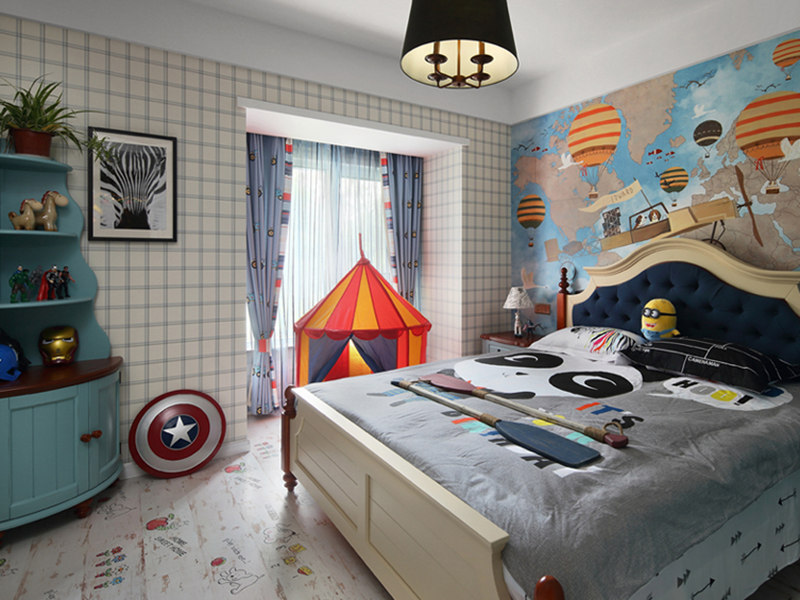 兒童房裝修設計得這樣做，給你的孩子一