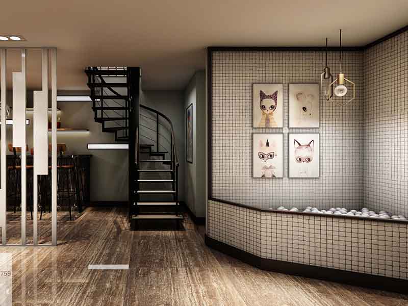 ?？诿腊l(fā)店裝修應(yīng)該如何搭配色差