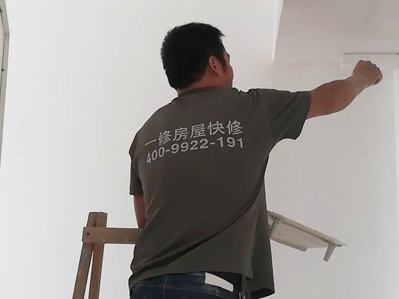 無錫屋頂石膏板翻新，重新粉刷乳膠漆可