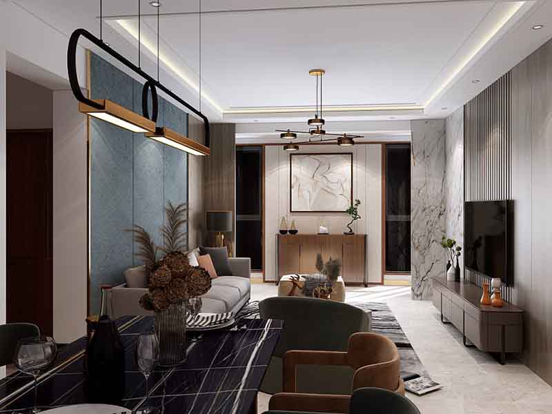 江門(mén)市臺(tái)山市電視墻裝修效果圖大全