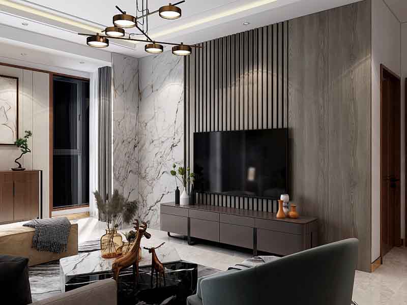 江門(mén)市臺(tái)山市電視墻裝修效果圖大全