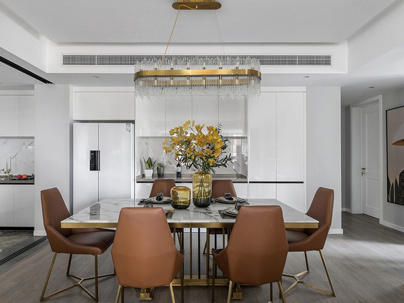 安慶市迎江區(qū)240平別墅裝修設(shè)計-餐廳設(shè)計